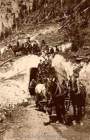 Ouray, CO - Red Mountain Toll Road, 1882