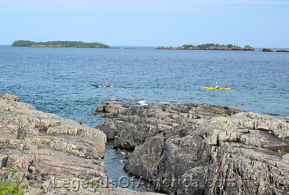 Isle Royale National Park, MI - Kayakers