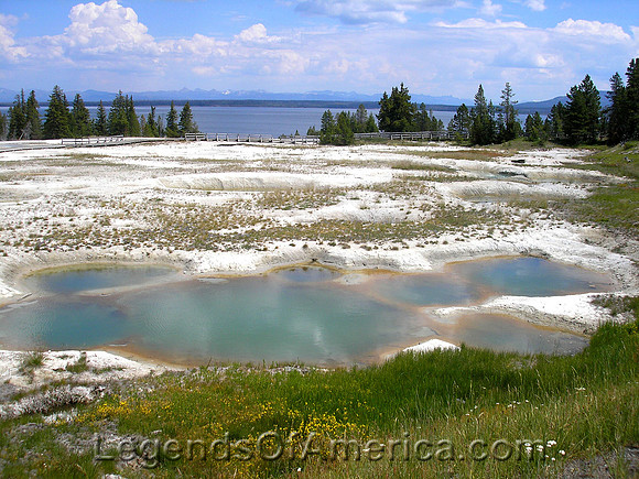 Yellowstone, WY - Lake & Boiling Pots