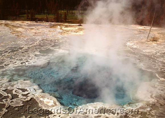 Yellowstone, WY - Thermal Feature off Grand Loop Road