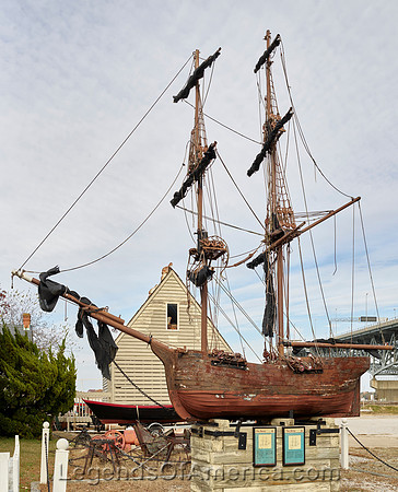Yorktown,  VA - Model of the Betsy Colonial National Historical Park