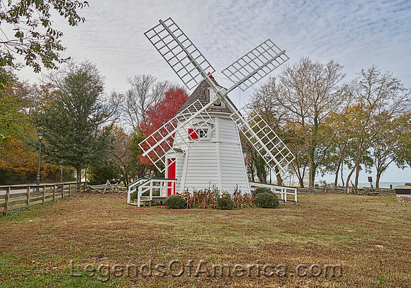 Yorktown,  VA - Replica of a 1711 windmill