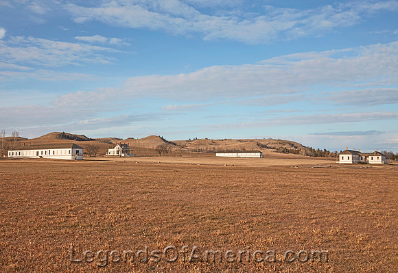 Fort Abraham Lincoln, ND - Buildings