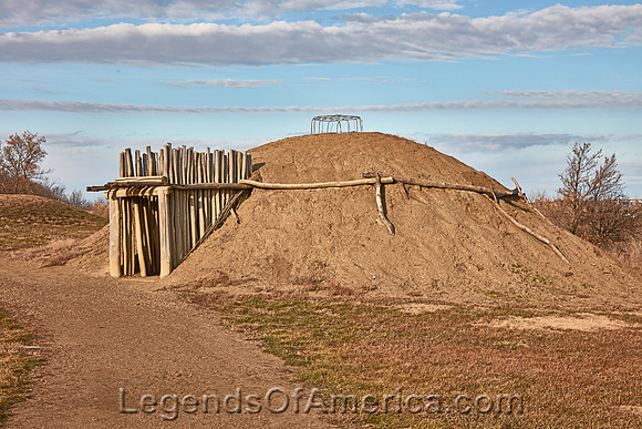Fort Abraham Lincoln, ND - Indian Village