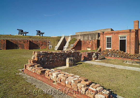 Fernandina Beach, FL - Fort Clinch State Park Buildings - 2