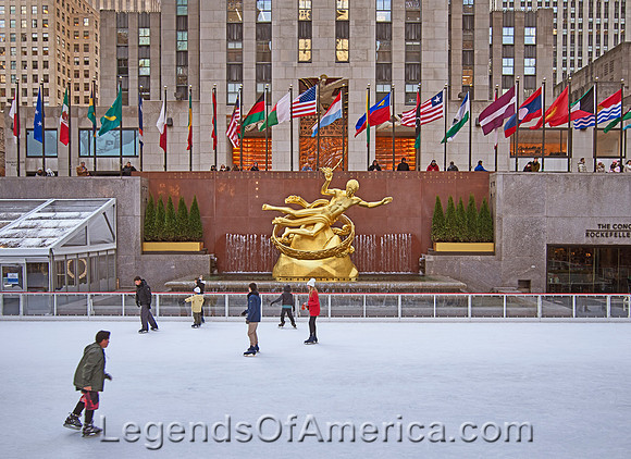 New York City, NY - Rockefeller Center Skating Rink