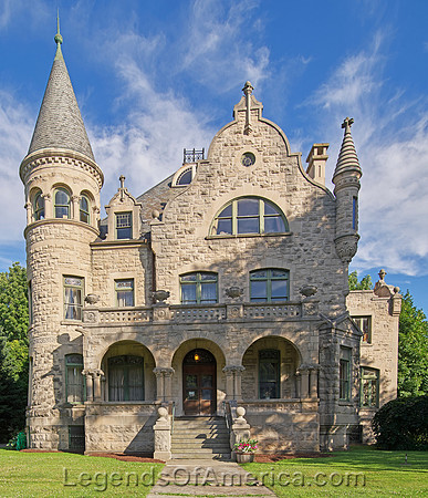 Cortland, NY - Victorian Chateauesque Wickwire Mansion
