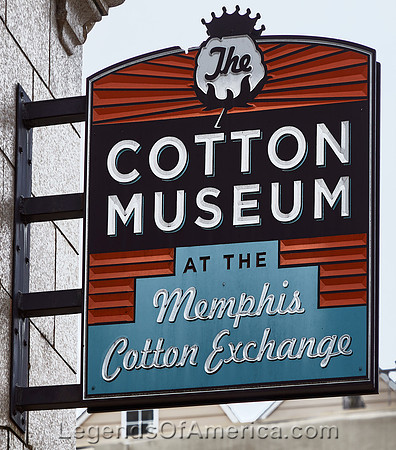 Memphis, TN - Cotton Museum Sign