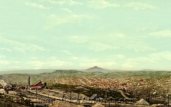 Cripple Creek, CO - Town View, 1900