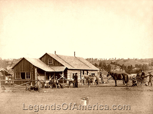South Dakota Ranch House, 1888