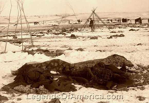 Wounded Knee, SD - After the Massacre