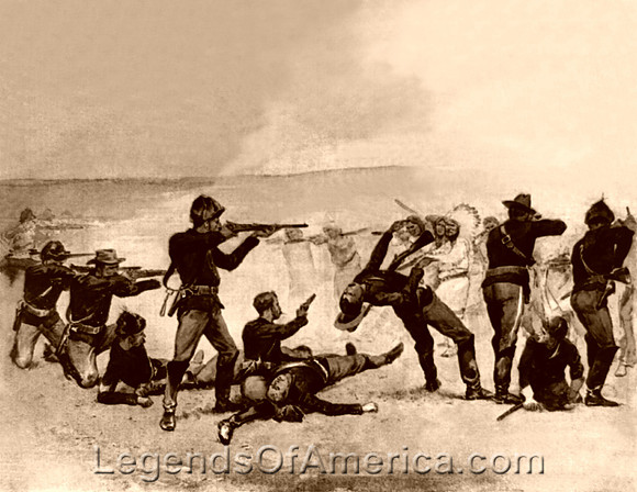Wounded Knee, SD - Opening Fight