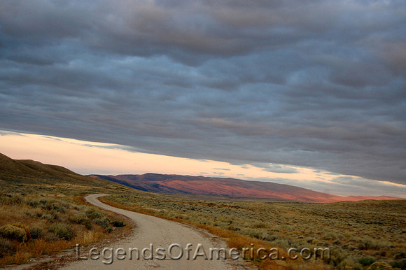 Oregon Trail, WY - Sunset