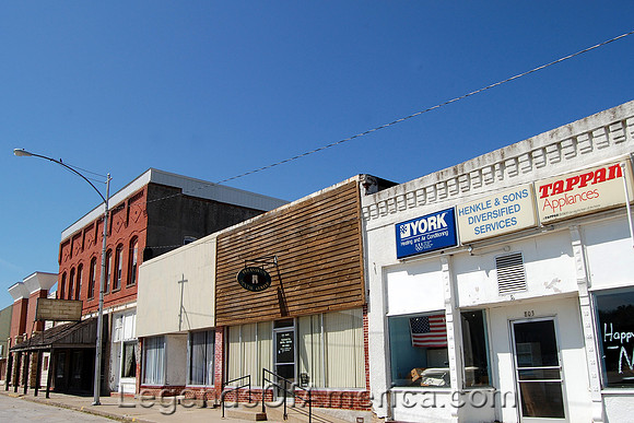 Pleasanton, KS - Main Street Buildings