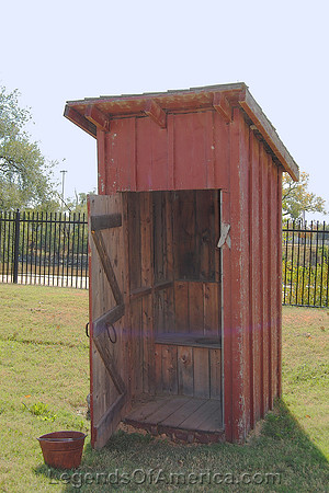 Wichita, KS - Old Cowtown - DeVore Farm Outhouse