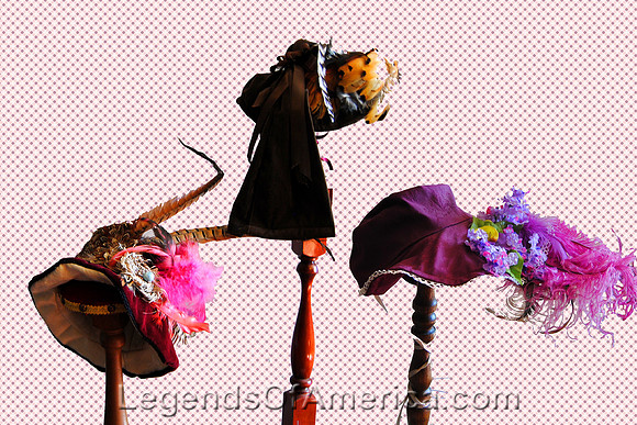 Wichita, KS - Old Cowtown - Dress Shop Hats