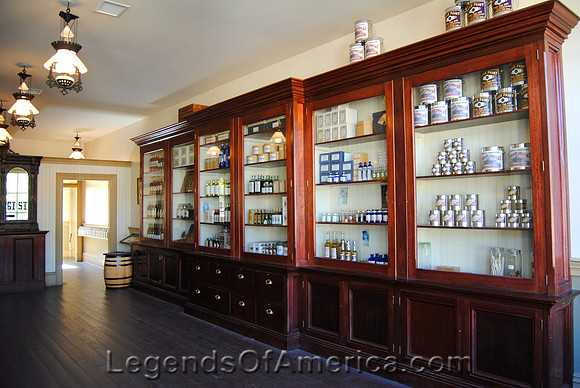 Wichita, KS - Old Cowtown - Drug Store Interior