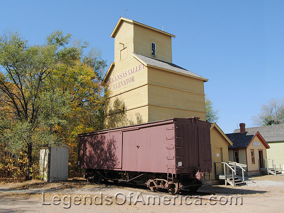 Wichita, KS - Old Cowtown - Grain Elevator & Scalehouse