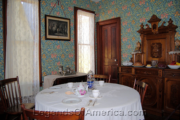 Wichita, KS - Old Cowtown - Murdock House Dining Room