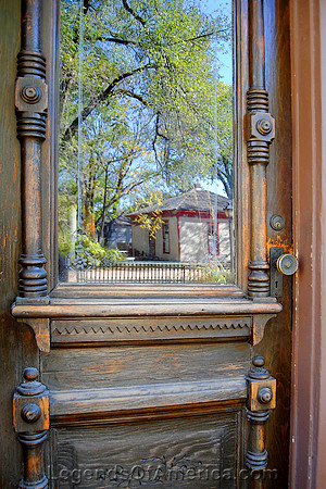 Wichita, KS - Old Cowtown - Murdock House Door