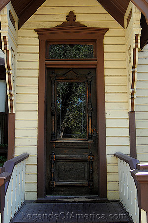 Wichita, KS - Old Cowtown - Murdock House Door - 2