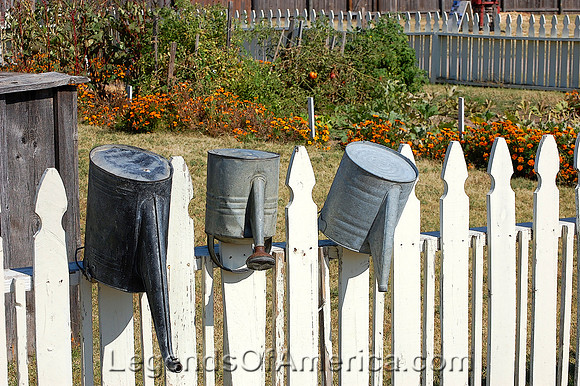 Wichita, KS - Old Cowtown - DeVore Farm Watering Cans