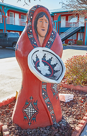 Albuquerque, NM - Sandia Peak Inn, Large Figurine