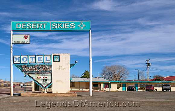 Gallup, NM - Desert Skies Motel