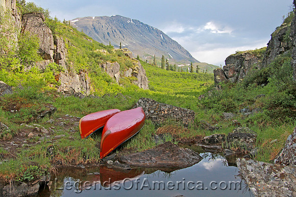 Delta Wild and Scenic River, AK - Canoes