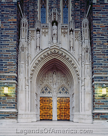 Durham, NC - Duke University Chapel Door