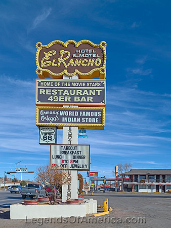 GallupNMHotelElRanchoHighsmith2020Sign