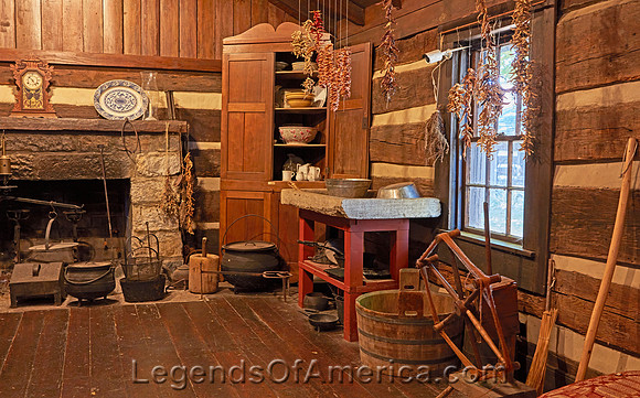 Knoxville, TN - James White's Fort Interior - 2