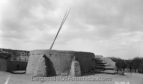 Nambe Pueblo, NM - Kiva, 1934