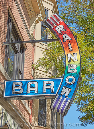 Billings, MT - Rainbow Bar Sign