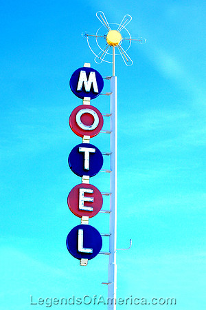 Albuquerque, NM - Motel Sign