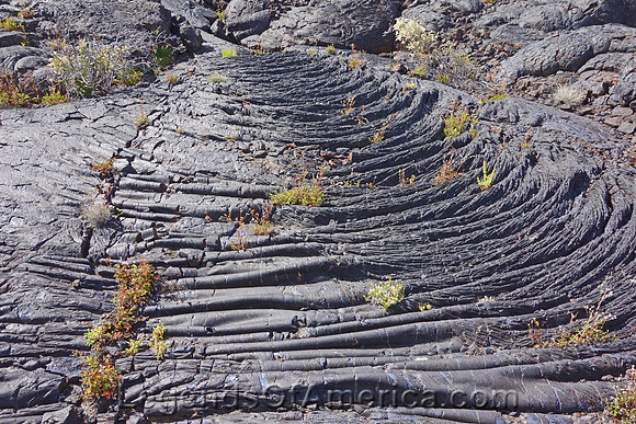 Craters of the Moon, ID - Ropy Pahoehoe Flow