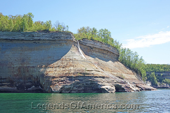 Pictured Rocks National Lakeshore, MI - Bridal Veil Falls