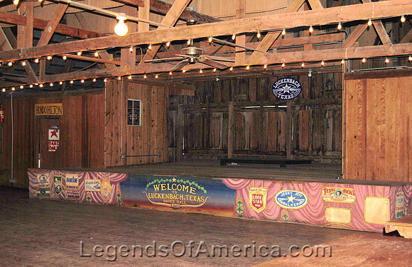 Luckenbach, TX - Famous Stage