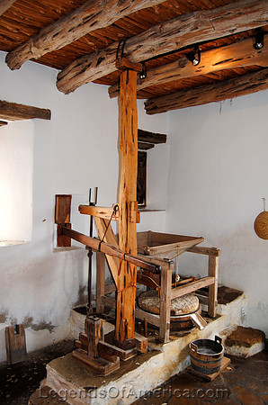San Antonio, TX - Mission San Jose - Mill Interior