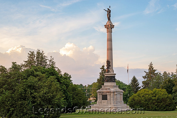 Gettysburg National Cemetery, PA - New York Monument-