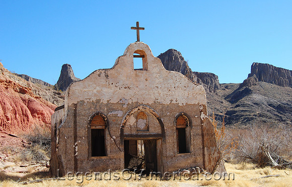 Big Bend Ranch State Park, TX - Movie Set Church
