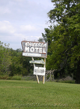 Chelsea, OK - Motel Sign
