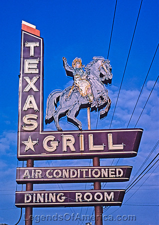 Rosenberg, TX - Texas Grill Sign