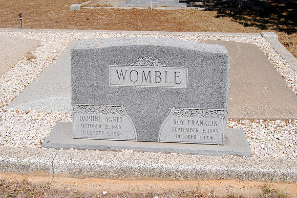 Daphne Agnes (1896-1984) and Roy Franklin Womble (1893-1956)