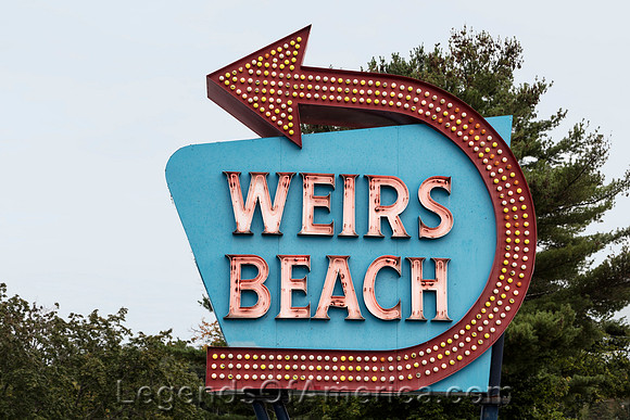 Weirs Beach, NH - Sign