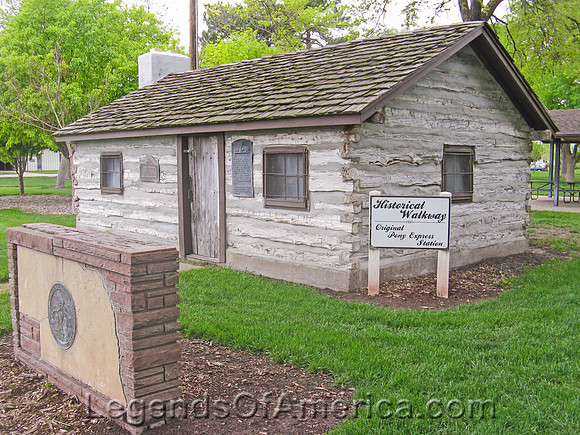 Cozad, NE - Willow Island Pony Express Station