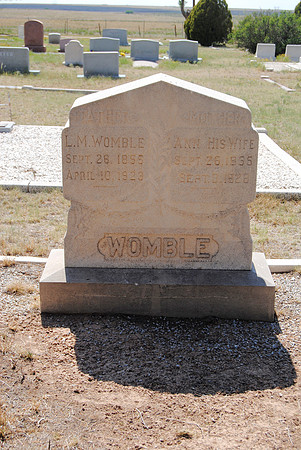 Lorenza Madison and and Miranda Ann Earnest Womble