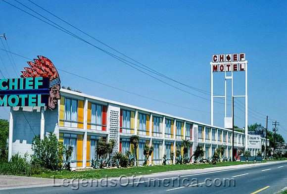 Houston, TX - Chief Motel, 1977