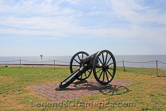 Charleston, SC - Fort Sumter Cannon - 4