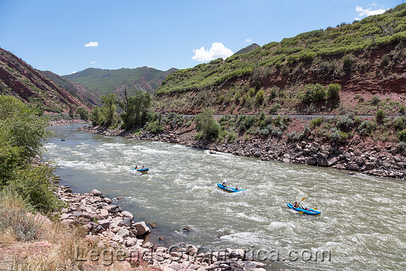 Glenwood Springs, CO -Colorado River Rapids